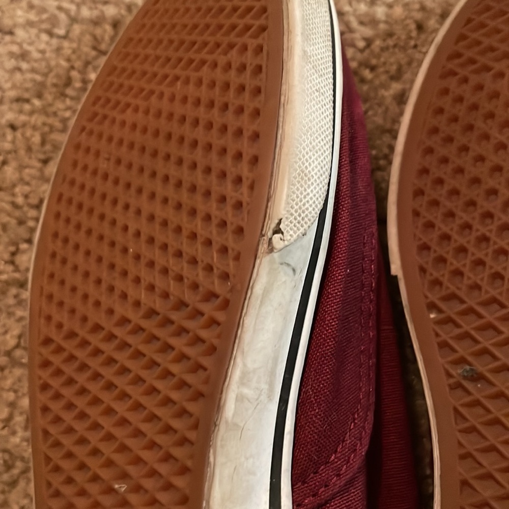 Vans Era maroon shoes 6.5 - Picture 5 of 6